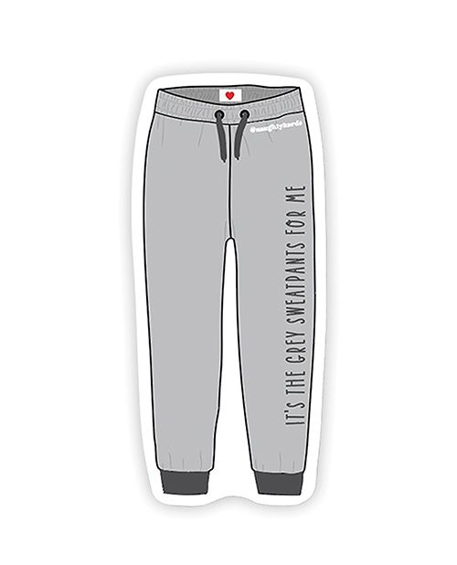 Kush Kards Grey Sweatpants Sticker