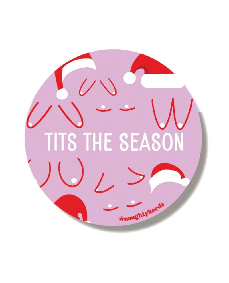 Kush Kards Tits The Season Holiday Sticker
