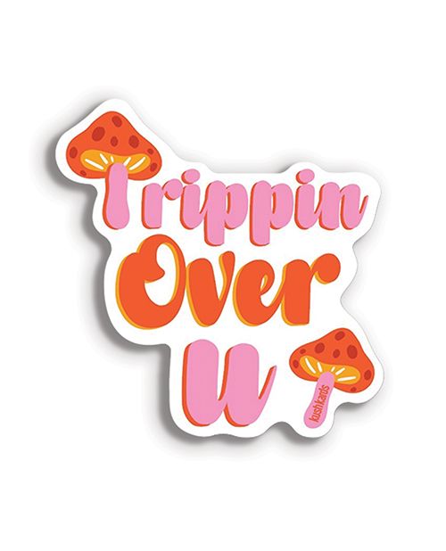 Kush Kards Trippin Over U Sticker