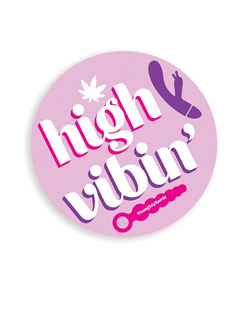 Kush Kards High Vibin' Sticker