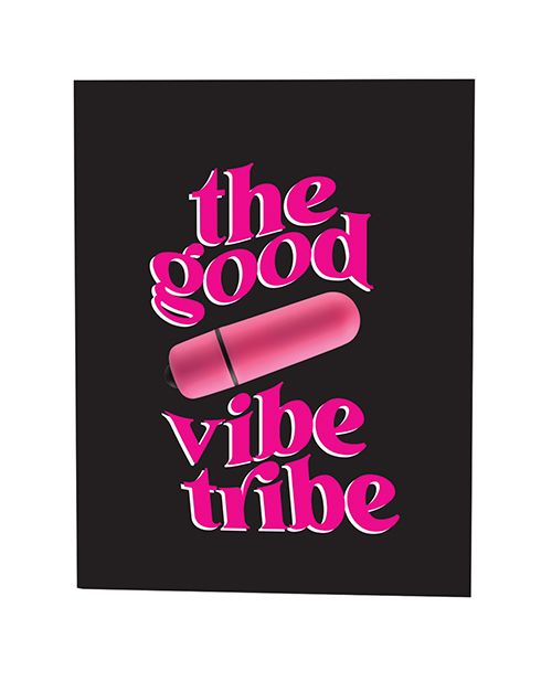 The Good Vibe Tribe Greeting Card With Mini Vibe and Towelette