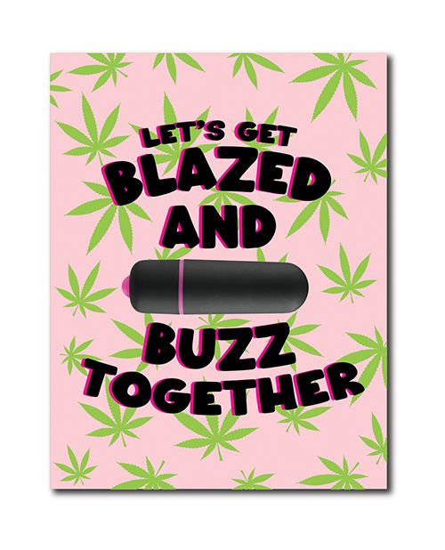 Kush Kards 420 Foreplay Blazed Greeting Card With Vibrator and Towelette