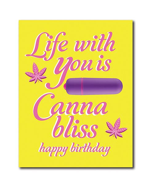 Kush Kards 420 Foreplay Cannabliss Greeting Card With Vibrator and Towelette