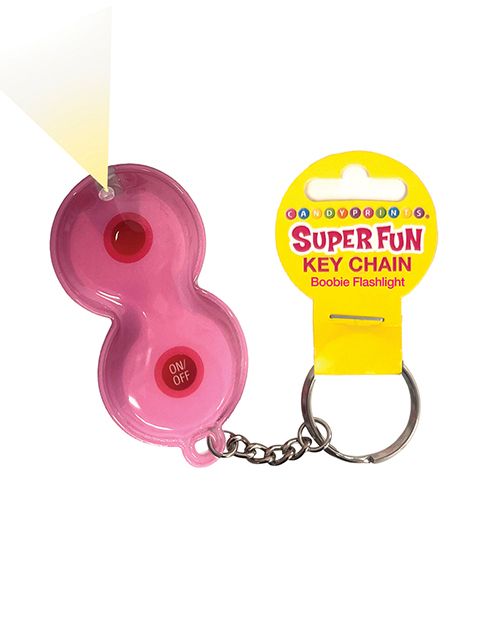 Candyprints Super Fun Boobie Flashlight Keychain