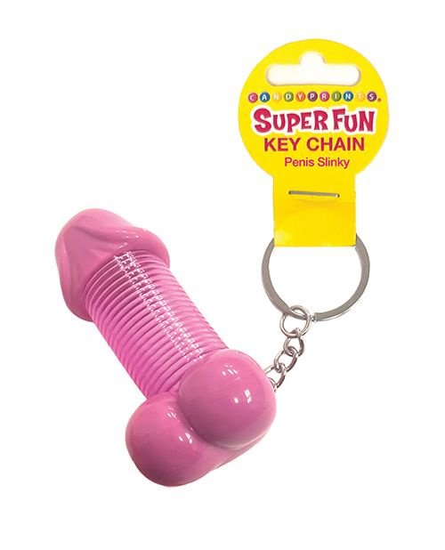 Candyprints Super Fun Penis Slinky Keychain