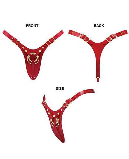 Strap on Me Leatherette Harness Fabulous