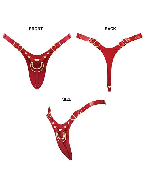 Strap on Me Leatherette Harness Fabulous