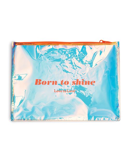 Love to Love Born to Shine Pouch-Vivid Orange
