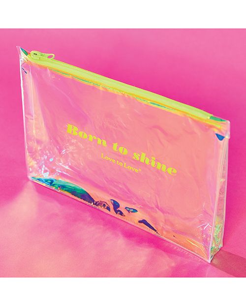 Love to Love Born to Shine Pouch-Acid Yellow