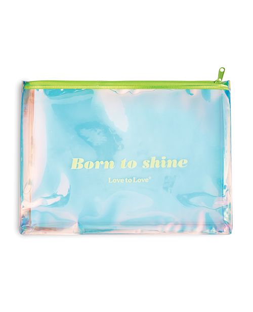 Love to Love Born to Shine Pouch-Acid Yellow
