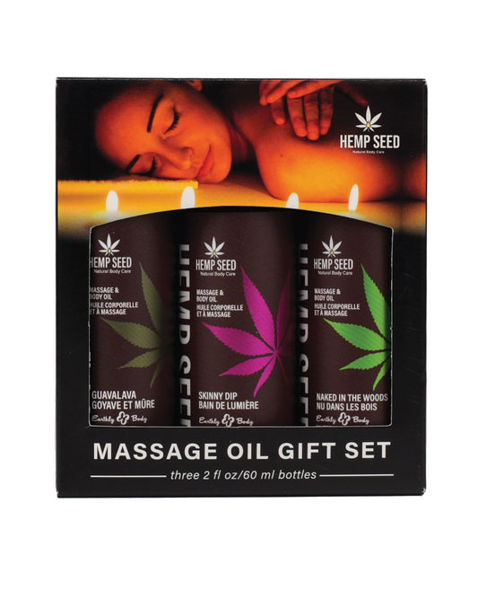 Earthly Body Massage Oil Gift Set