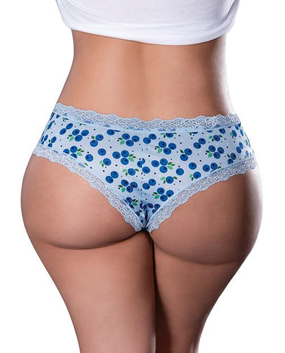 Exposed Sweet Treats Crotchless Boy Short With Blueberry Lube