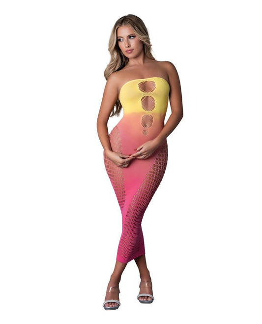 Exposed Seamless Sleeveless Gown
