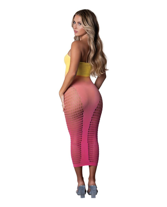 Exposed Seamless Sleeveless Gown