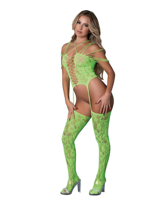 Exposed Seamless Strappy Body Stocking