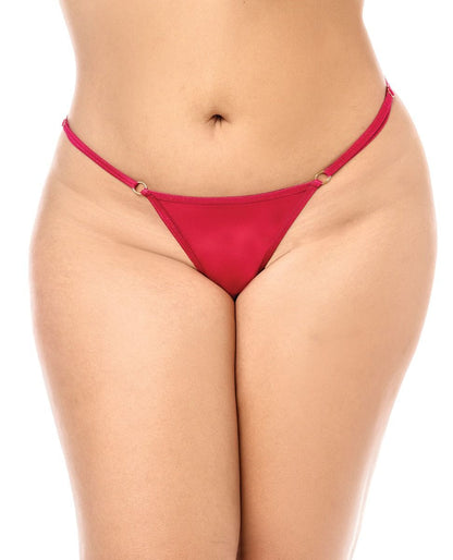 Mapale Luxe Babydoll With Adjustable Straps & G-String