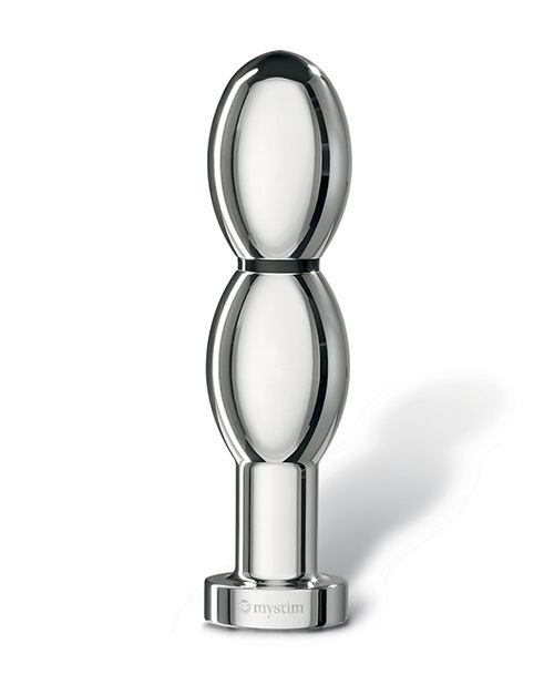 Mystim O(h!)-thello e-Stim Oval Aluminum Dildo