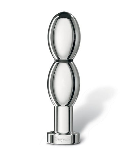 Mystim O(h!)-thello e-Stim Oval Aluminum Dildo