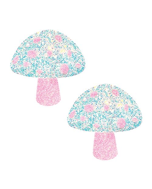 Nipztix Black Light Glitter Shroom Pasties
