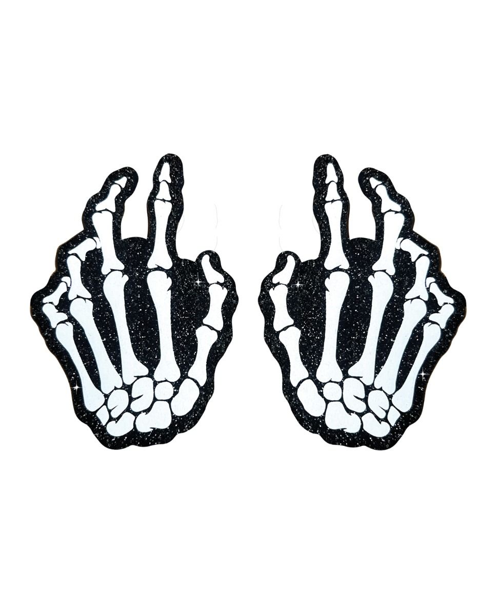 Nipztix Holographic Skeleton Hands Pasties