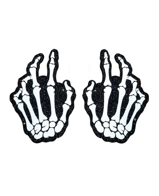 Nipztix Holographic Skeleton Hands Pasties