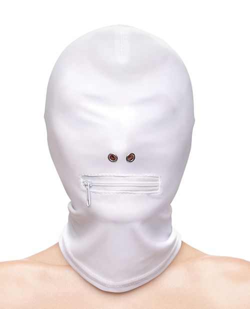 Fetish & Fashion Zippered Mouth Hood