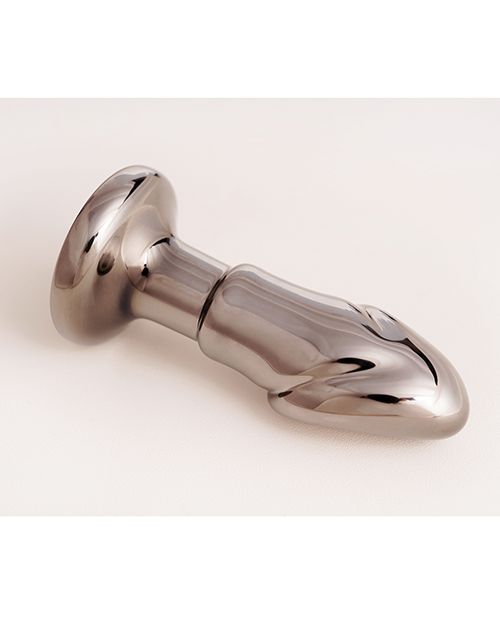 Cristal Black Opal Anal Glass Dildo Vibe