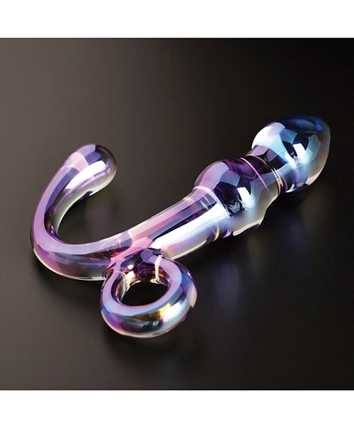 Cristal Orchid Pulse Glass Dildo With Removable Bullet Vibe