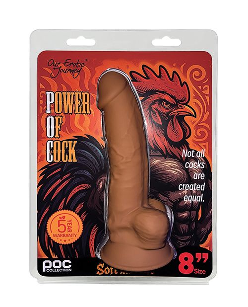 Power of Cock 8 Inch Dildo