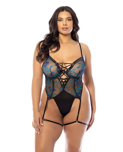 Oh La La Cheri Lola Unlined Underwire Embroidered Teddy