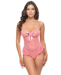Oh La La Cheri Aubrielle Diamond Mesh Underwire Teddy
