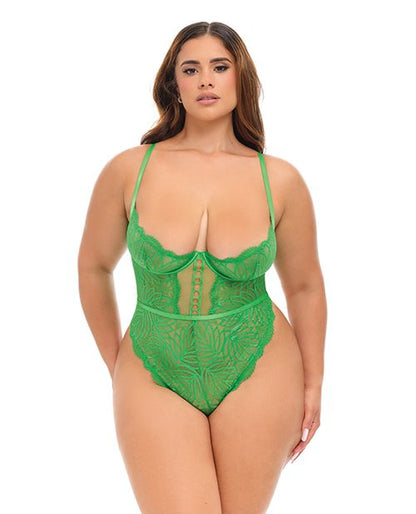Oh La La Cheri Raine Underwire Shelf Cup Lace Teddy