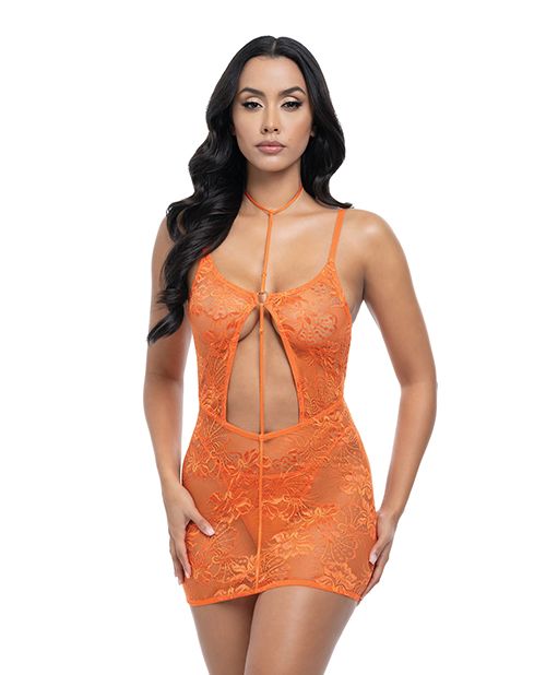 Oh La La Cheri Presley Lace Babydoll With G-String