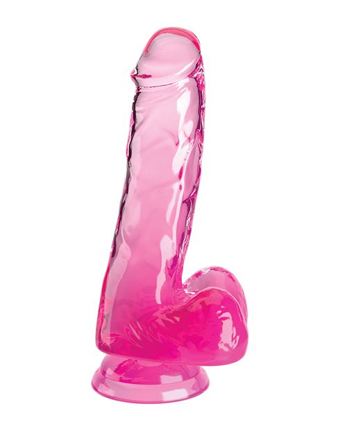 King Cock Clear 6 Inch Cock With Balls