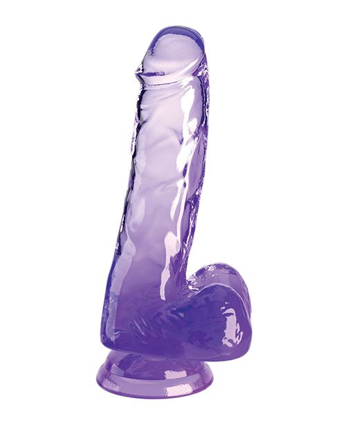 King Cock Clear 6 Inch Cock With Balls