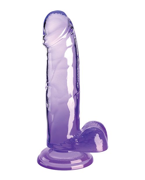 King Cock Clear 7 Inch Cock With Balls