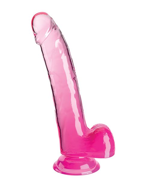 King Cock Clear 9 Inch Cock With Balls