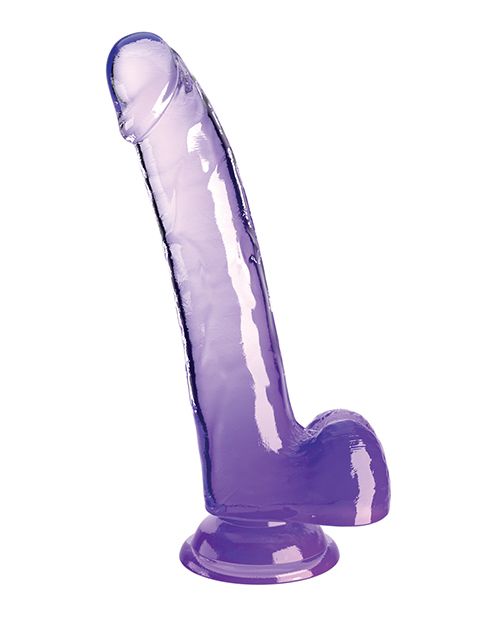 King Cock Clear 9 Inch Cock With Balls