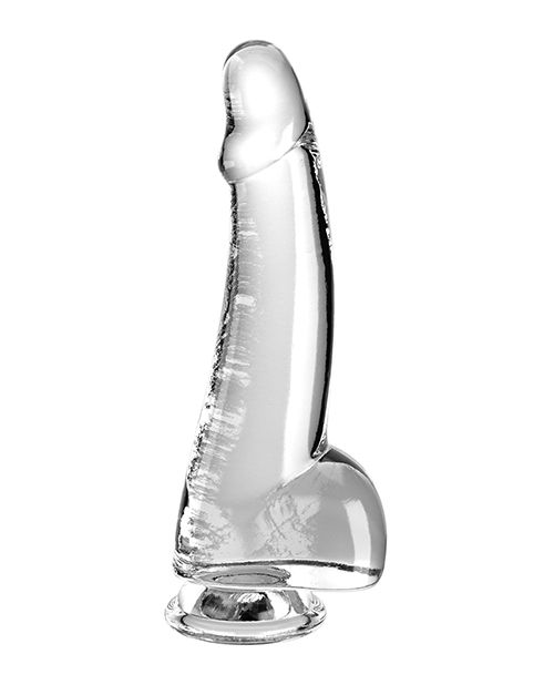 King Cock Clear 7.5 Inch Cock With Balls