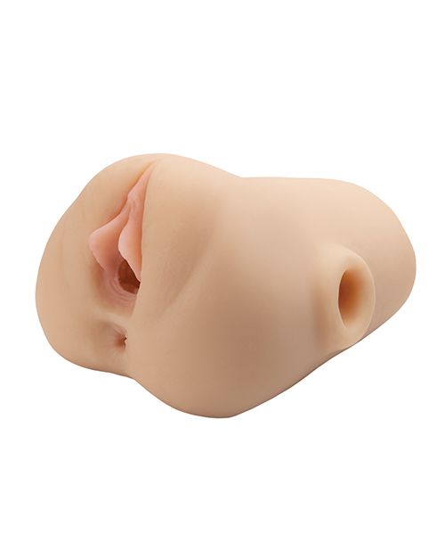 PDX Plus Double Pounder Vibrating Squeeze Stroker