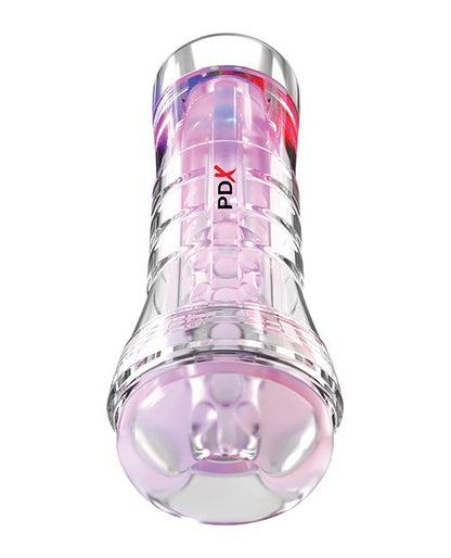 PDX Elite ViewTube XXL See-Thru EZ-Grip LED Stroker