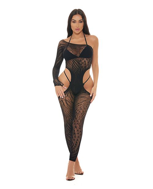 Pink Lipstick Star Sign Bodystocking