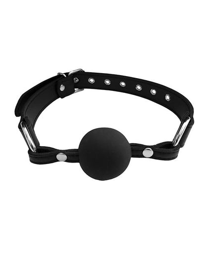 Fetish Play Vegan Leather Ball Gag
