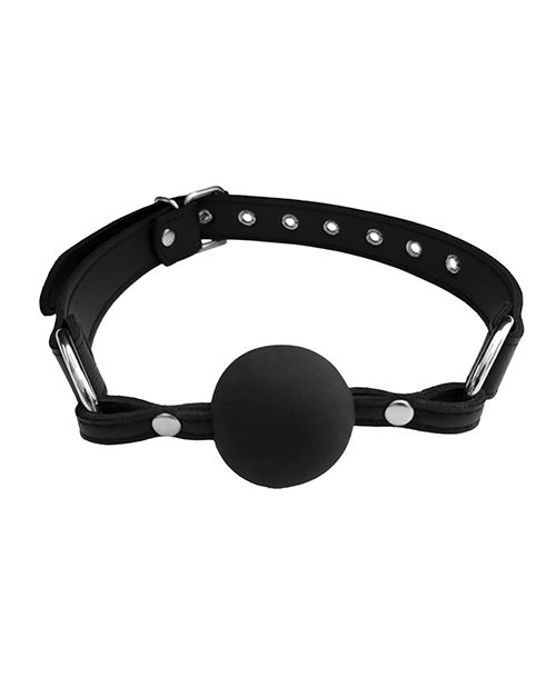 Fetish Play Vegan Leather Ball Gag