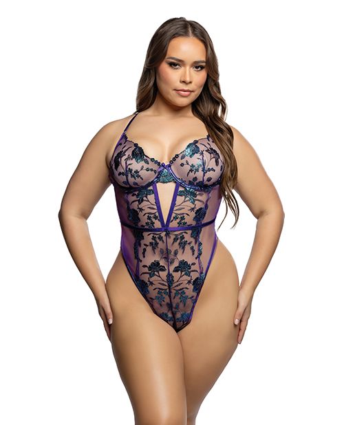 Roma Confidential Electric Shimmer Metallic Teddy