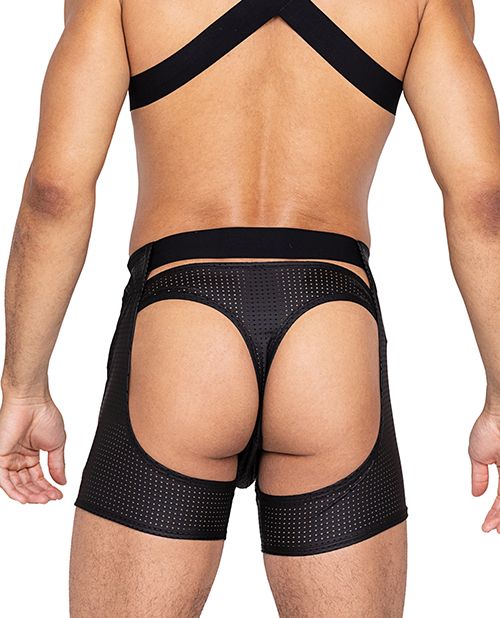 Roma Confidential Master Chaps With Hook & Ring Closure & Rear Cut Out