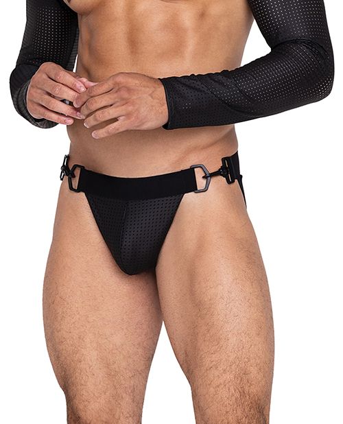 Roma Confidential Master Jockstrap With Hook & Ring Closure & Contoured Pouch
