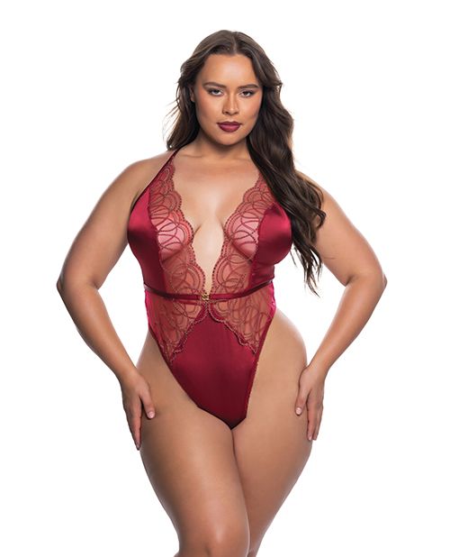Roma Confidential Beaded Belle Metallic Embroidery With Bead Lace Teddy