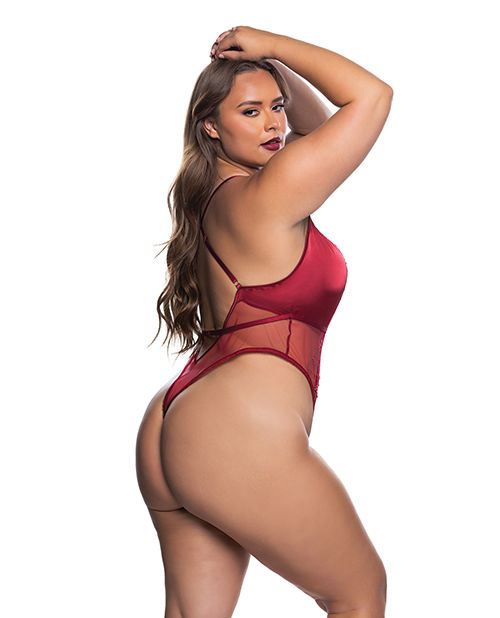 Roma Confidential Beaded Belle Metallic Embroidery With Bead Lace Teddy