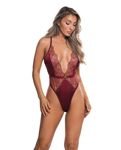 Roma Confidential Beaded Belle Metallic Embroidery With Bead Lace Teddy